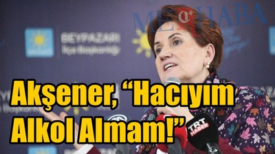 Hacıyım Alkol Almam!