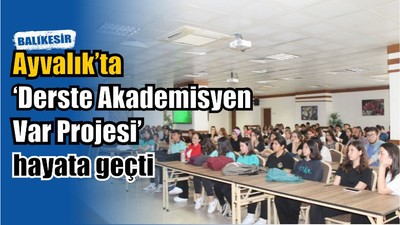 Ayvalık'ta Proje Hayata Geçti