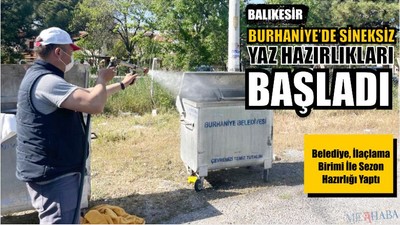 Burhaniye’de Sineksiz Yaz Hazırlıkları