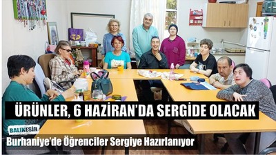 Öğrenciler Sergiye Hazırlanıyor