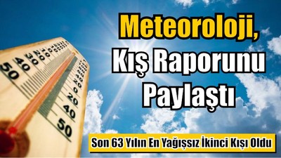 Yağışsız İkinci Kışı Oldu