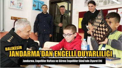 Jandarma’dan Engelli Duyarlılığı
