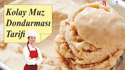 Kolay Muz Dondurması Tarifi