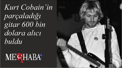 Kurt Cobain’in parçaladığı gitar 600 bin dolara alıcı buldu