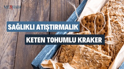 Sağlıklı Keten Tohumlu Kraker