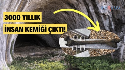 Mağarada 3000 Yıllık İnsan Kemiği