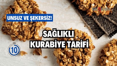 Unsuz Şekersiz Kurabiye Tarifi