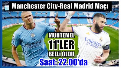 Manchester City-Real Madrid Maçı