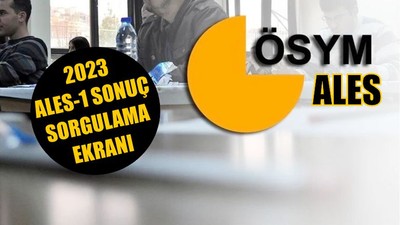ALES-1 Sonuç Ekranı 2023