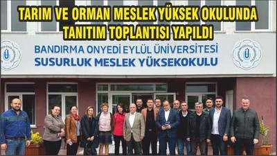 Susurlukta tanıtım toplantısı