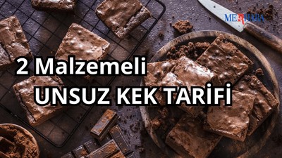2 Malzemeli Unsuz Kek