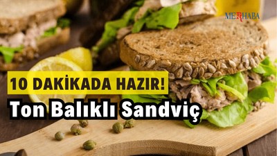 Aperatif Ton Balıklı Sandviç