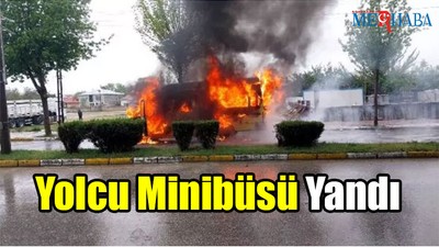 Yolcu Minibüsü Yandı