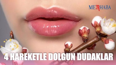 4 Hareketle Dolgun Dudaklar