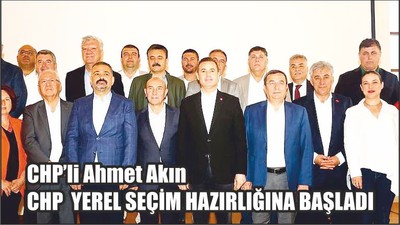 AKIN ‘YEREL SEÇİMLER İÇİN ÇALIŞMAYA BAŞLADIK’