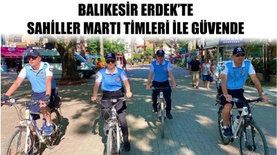 Erdek’te Sahiller Martı Timleri ile Güvende