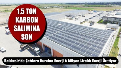 Panellerden Milyon Liralık Enerji