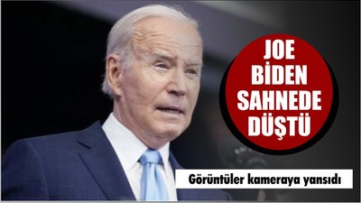 Joe Biden Sahnede Düştü