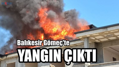 Balıkesir Gömeç'te Yangın Çıktı
