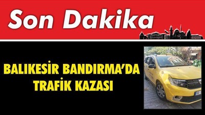 Balıkesir'de Trafik Kazası