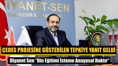 ÇEDES Projesine Gösterilen Tepkiye Yanıt Geldi