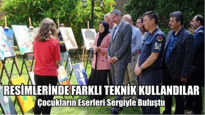 Çocukların Eserleri Sergiyle Buluştu