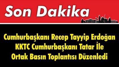 Cumhurbaşkanı Erdoğan KKTC 'de
