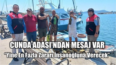 Cunda Adası'ndan Mesaj Var
