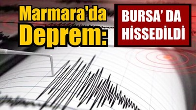 Marmara'da Deprem