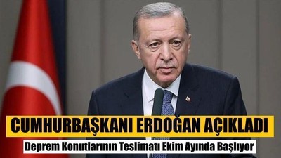 Deprem Konutlarının Teslimatı Ekim Ayında Başlıyor