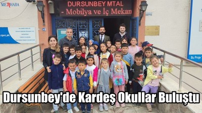 Dursunbey'de Kardeş Okullar Buluştu
