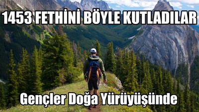 Gençler Doğa Yürüyüşünde