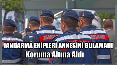 Jandarma Ekipleri Annesini Bulamadı