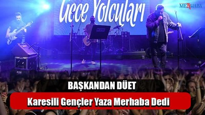 Karesili Gençler Yaza Merhaba Dedi