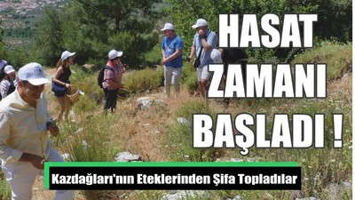 Kazdağları'nın Eteklerinden Şifa Topladılar