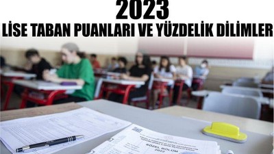 Lise Taban Puanları Ve Yüzdelik Dilimler 2023