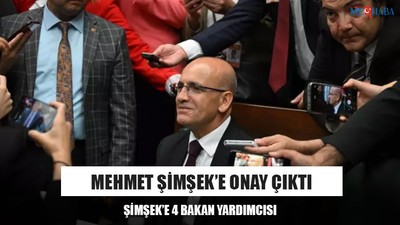 Mehmet Şimşek’e onay çıktı
