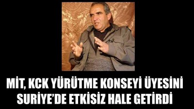 Abdurrahman Çadırcı Suriye’de Etkisiz Hale Geldi