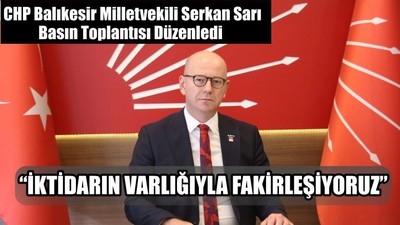 Serkan Sarı Basın Toplantısı Düzenledi