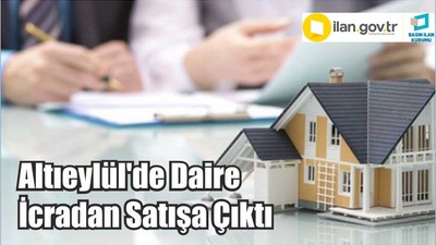 Altıeylül'de daire icradan satışa çıktı