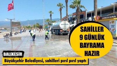Büyükşehir Belediyesi Sahilleri Yaza Hazırladı