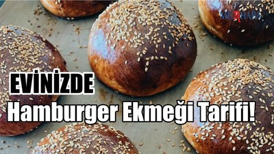 Evde Hamburger Ekmeği Yapılışı