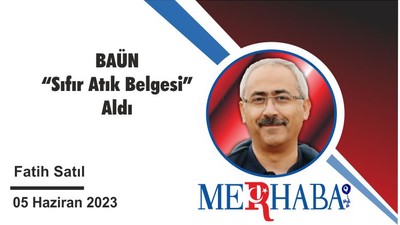 BAÜN “Sıfır Atık Belgesi” Aldı