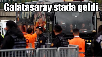 Galatasaray stada geldi