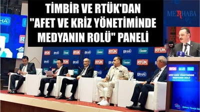 Timbir ve Rtük'dan "afet ve kriz yönetiminde medyanın rolü" paneli