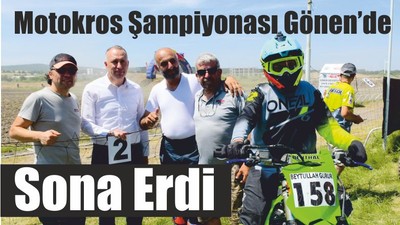 Motokros Şampiyonası Gönen’de Sona Erdi