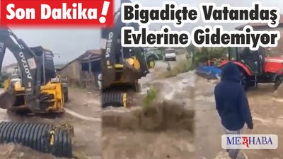 Son Dakika ! Bigadiçte Vatandaş Evlerine Gidemiyor
