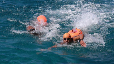 17.Uluslararası Meis-Kaş Yüzme Yarışı yapıldı