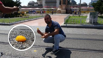 Asfaltta Yumurta Pişirip Yedi