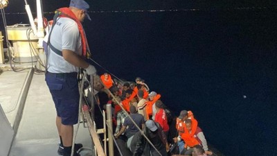 Ayvalık'ta Düzensiz Göçmen İhbarına Yönelik Operasyon Yapıldı